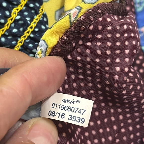 (T6) Aerie Bohemian Patchwork Wide Leg Pants
Color Block Flare Pants, Size XS - Picture 14 of 16